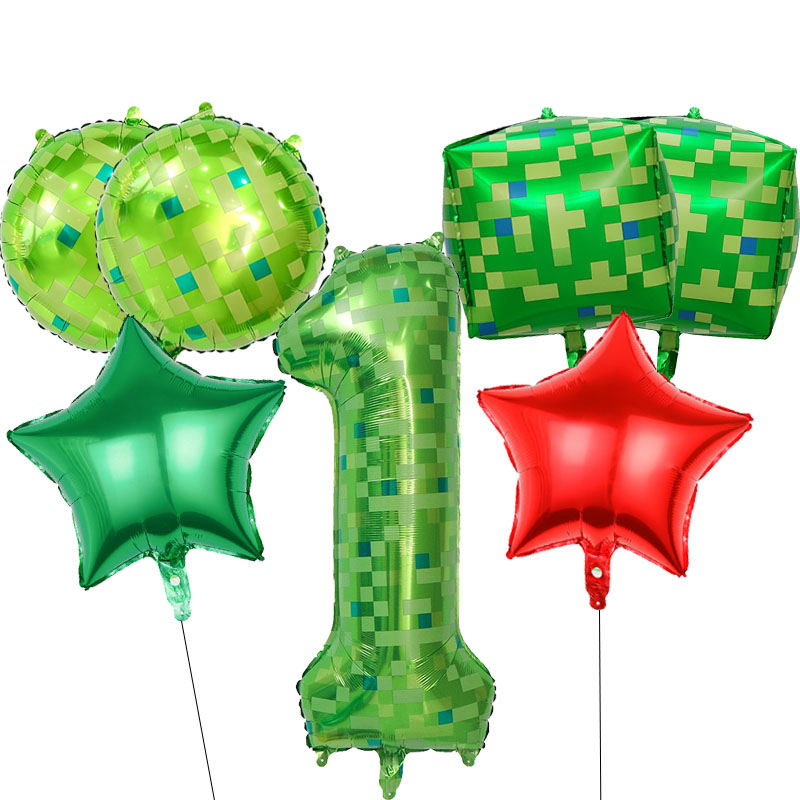 Party Games Gamecube - Set de 7 Globos con Temática