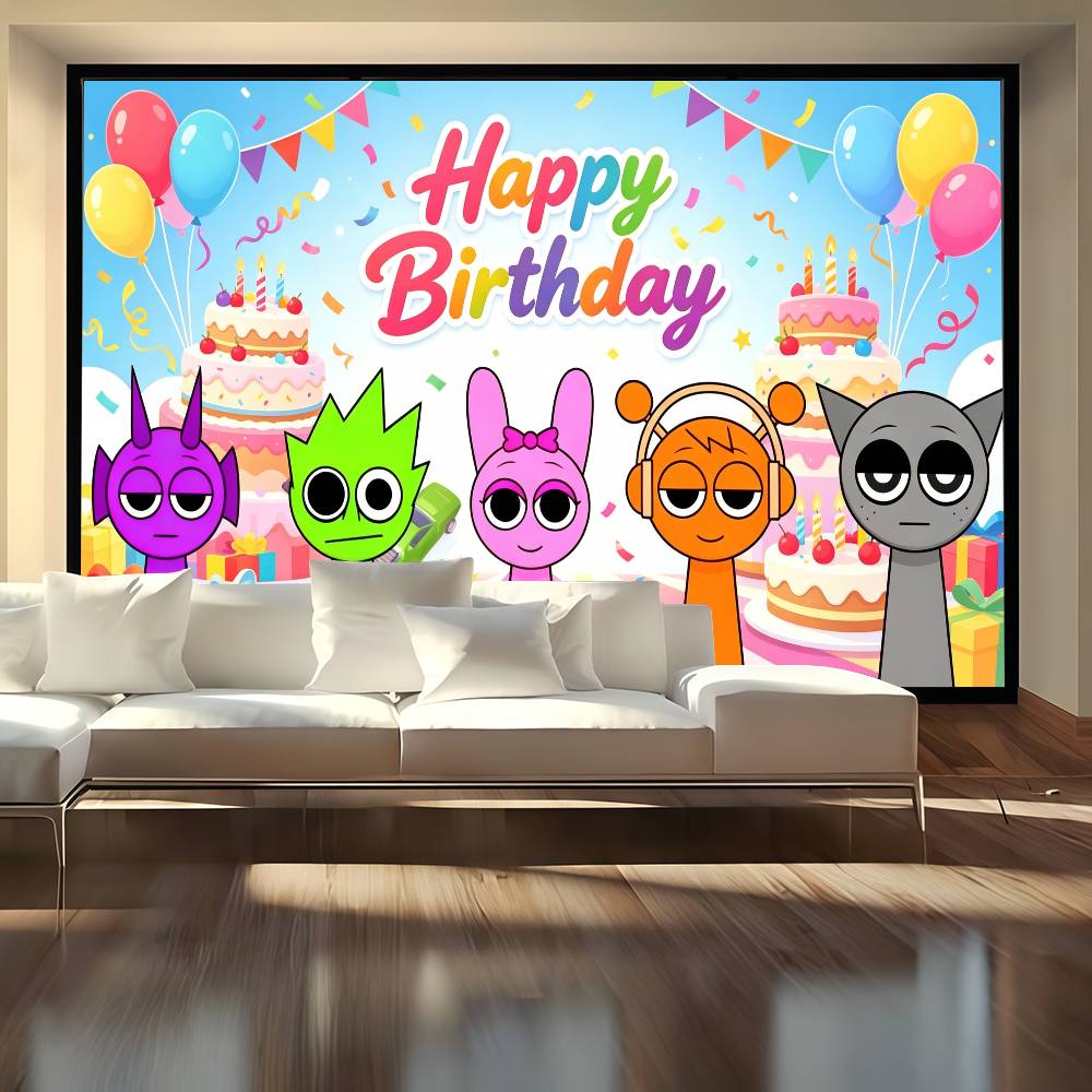 Party Games Stream - Fondo de Fotografía Incredibox-Sprunki del Popular