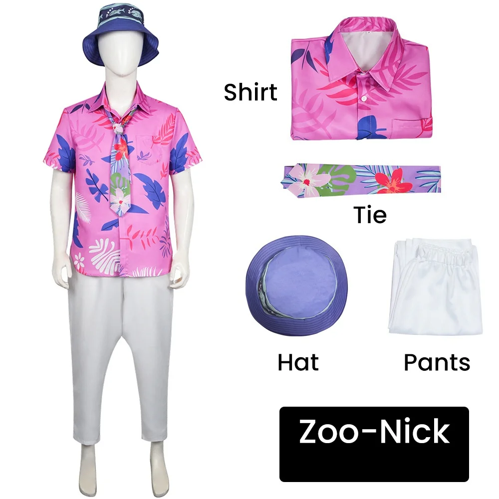 Party Games Kids - Disfraz de Cosplay de Nick Wilde