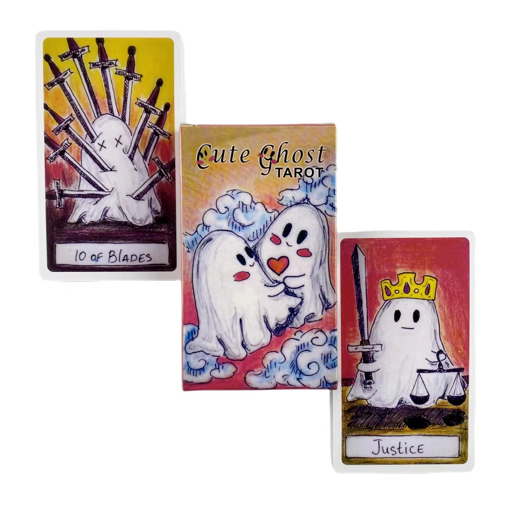 Party Games Entertainer - Juego de cartas de Tarot fantasma,