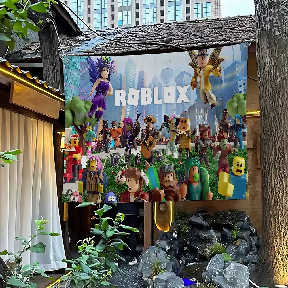 Party Games In Roblox - Bandera Publicitaria Comercial con Impresión Avanzada