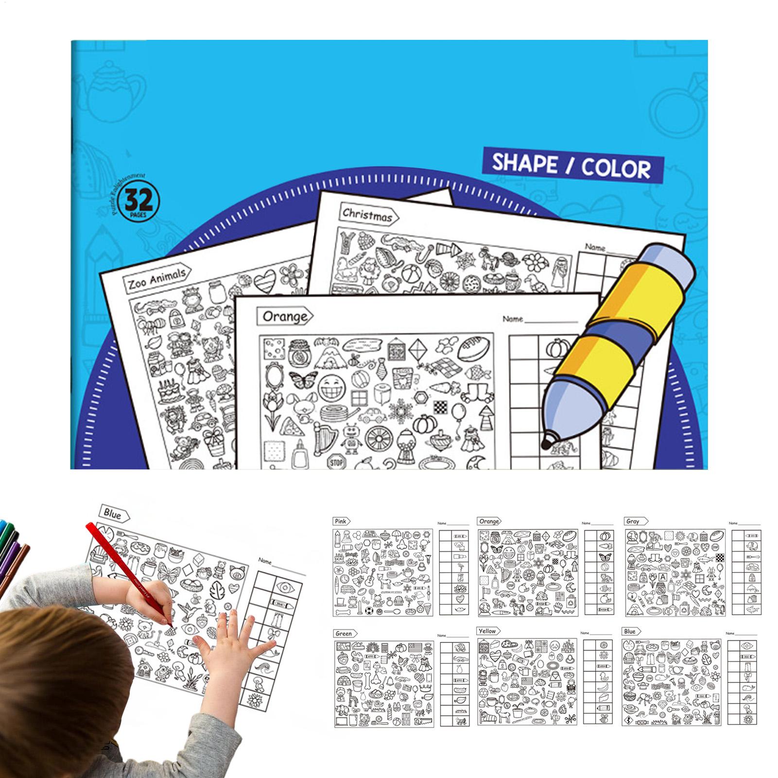 Party Games Kid Friendly - Libro de actividades preescolar con juegos