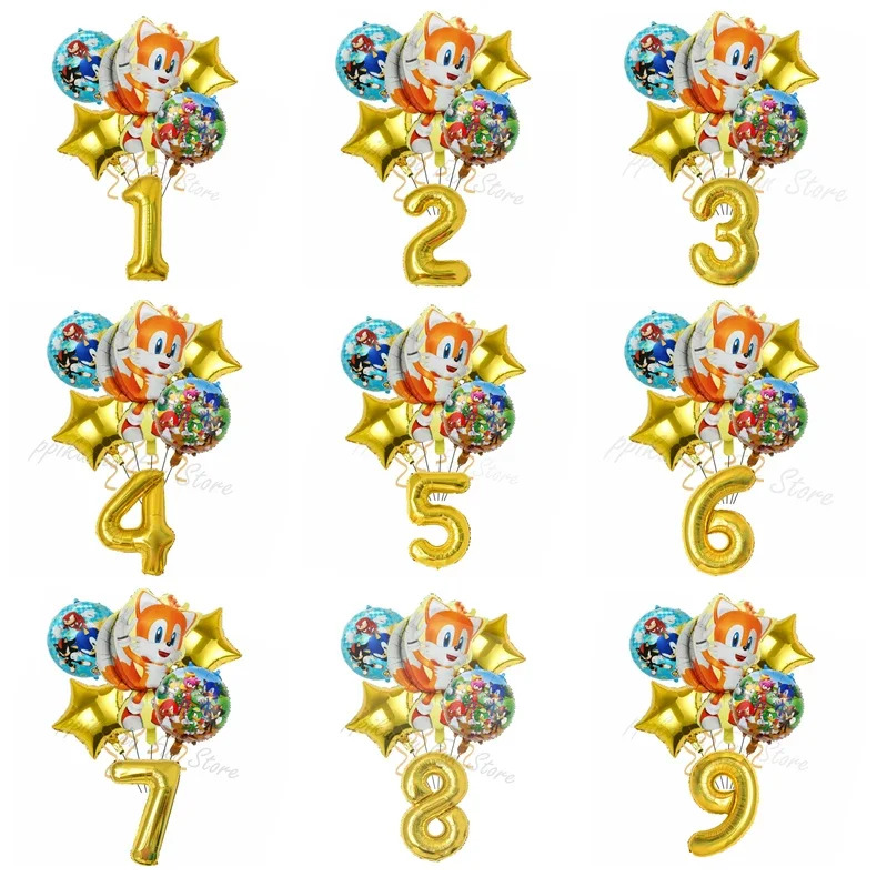 Party Games Good - Set de 6 Globos de Anime