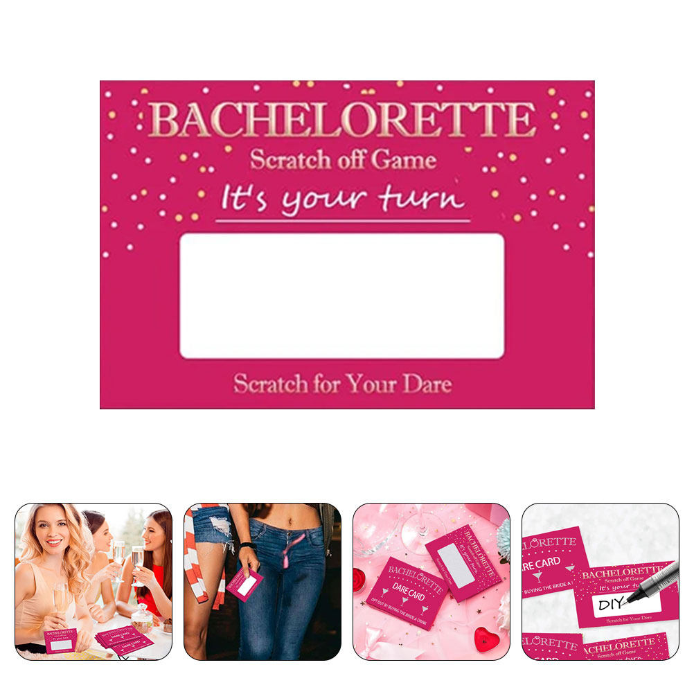Party Games Bachelorette - 20 Hojas de Divertidas Tarjetas de