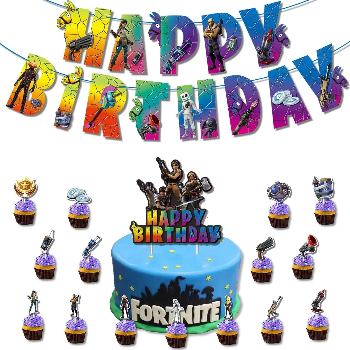 Globos con Temática de Fortnit - Party Games Good reseña y precio