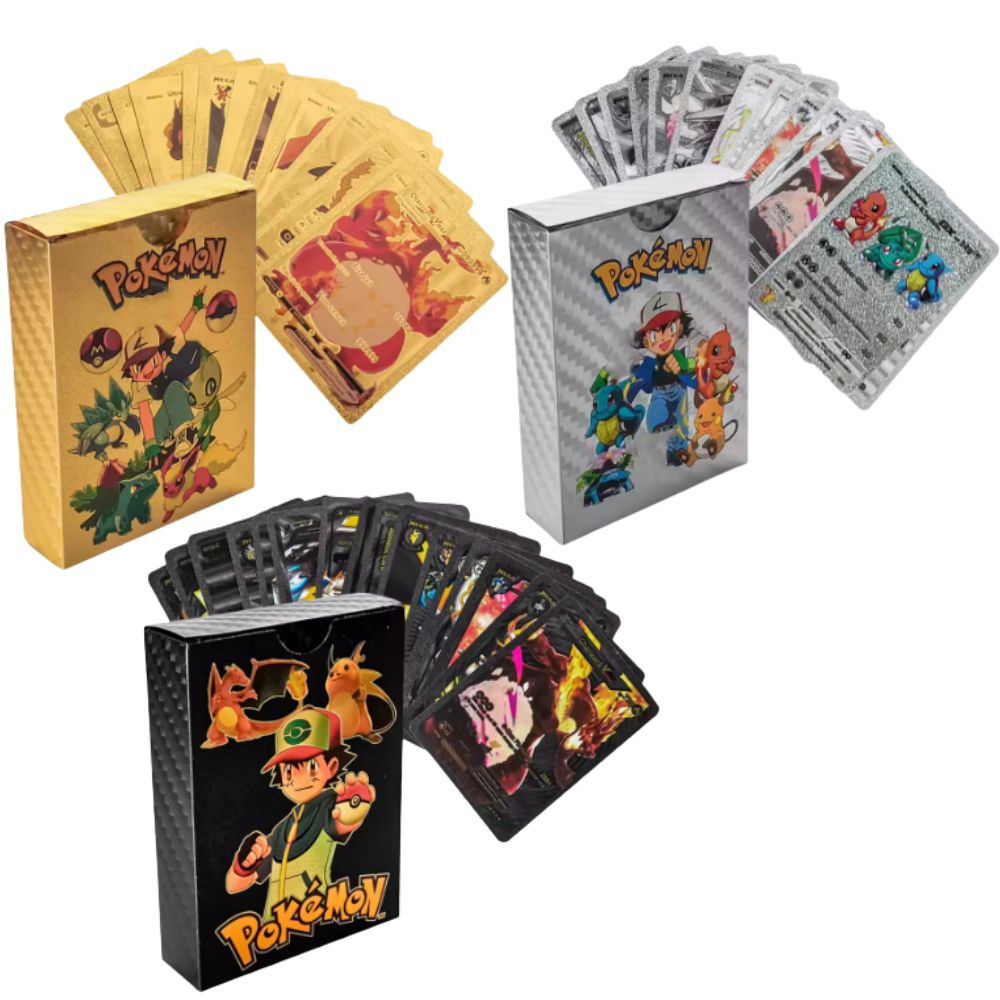 55 Cartas Pokémon Vmax GX, Caj - Party Games No Props reseña y precio