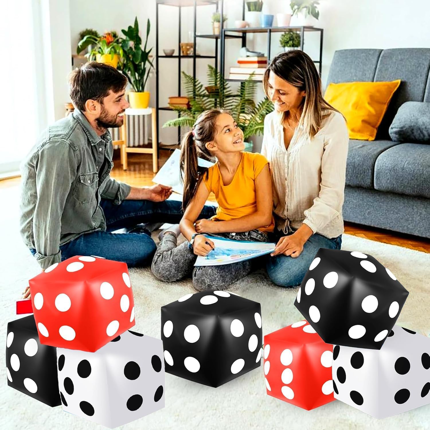 1-10 piezas de dados inflables - Party Games Gamecube reseña y precio