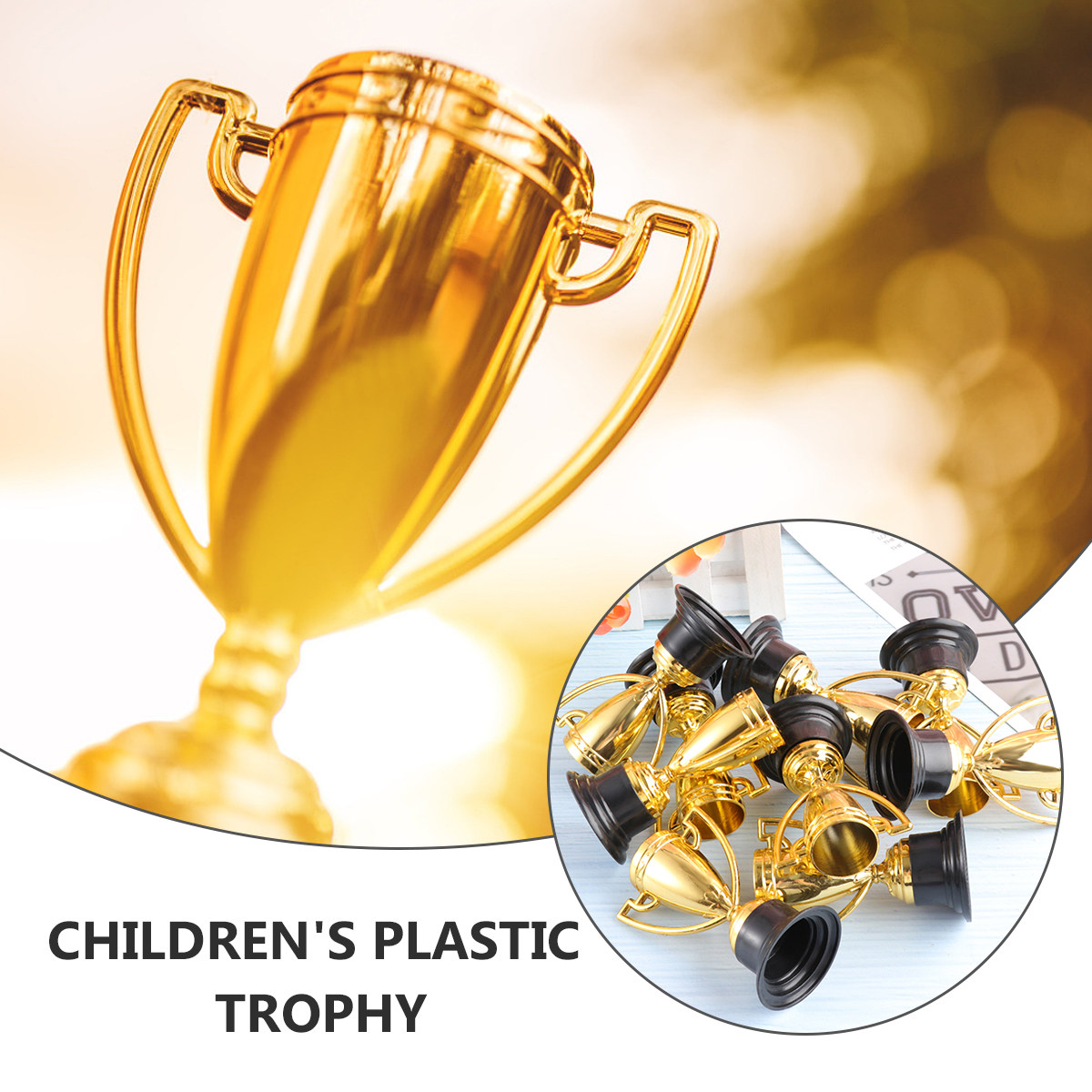 12 trofeos de plástico, mini c - Party Games Kids reseña y precio