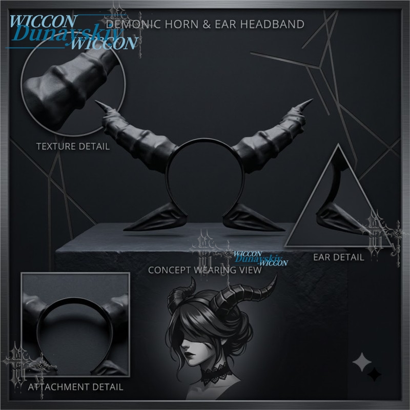 Diadema de cosplay de anime co - Party Games Stream reseña y precio