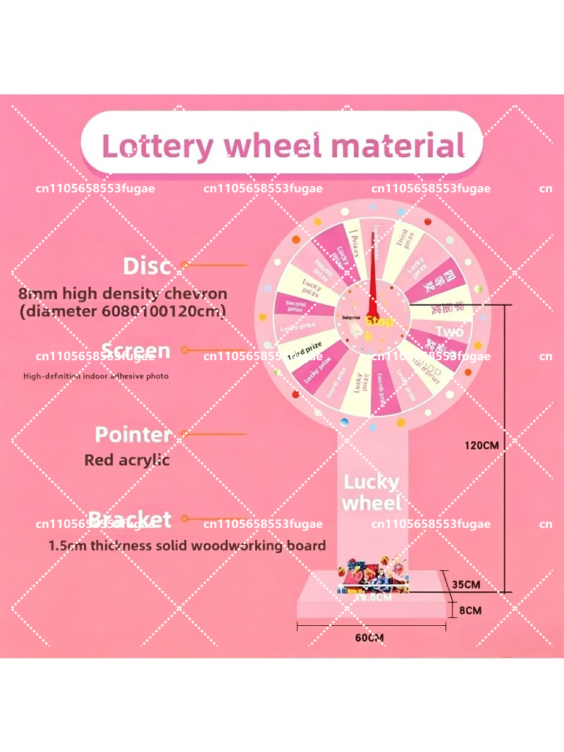 Rueda de la Fortuna Rosa con M - Party Games Spin The Wheel reseña y precio
