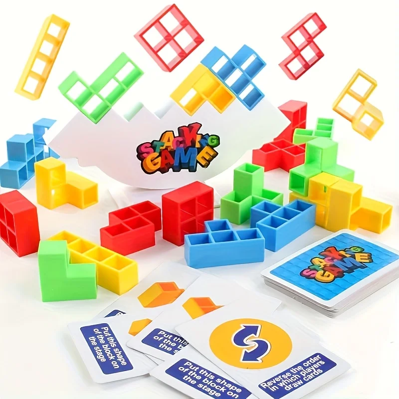 Bloques de Colores Apilables,  - Party Games Competition reseña y precio