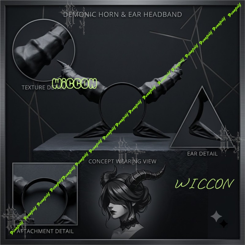 Diadema de Cosplay de Demonio  - Party Games Stream reseña y precio