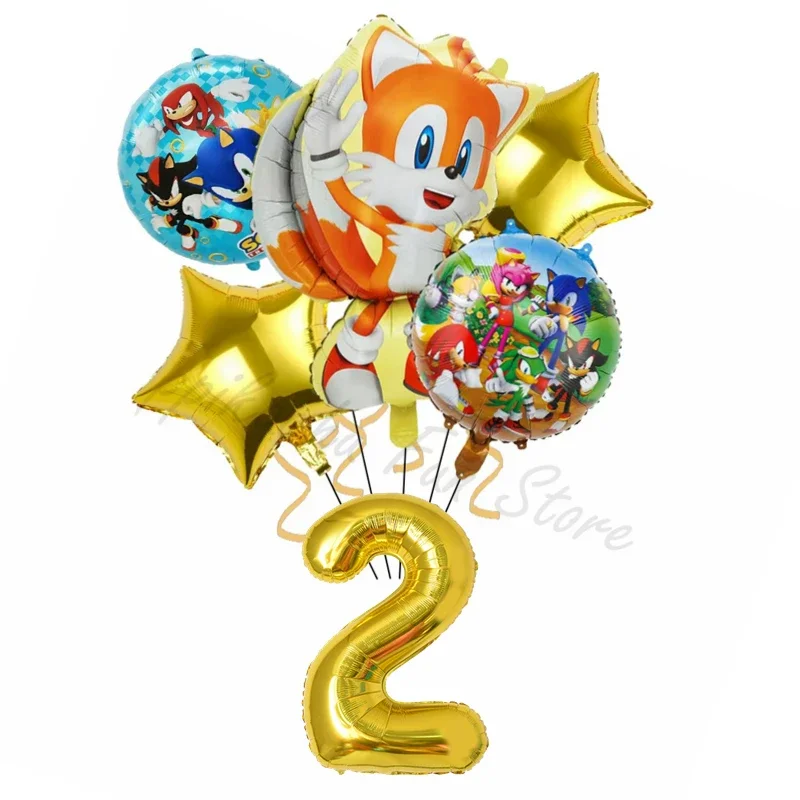 Set de 6 Globos de Anime con D - Party Games Good reseña y precio