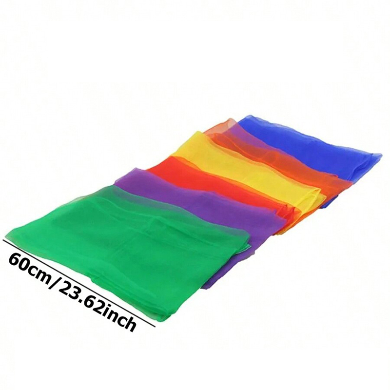 Bufanda de seda de seis colore - Party Games No Props reseña y precio