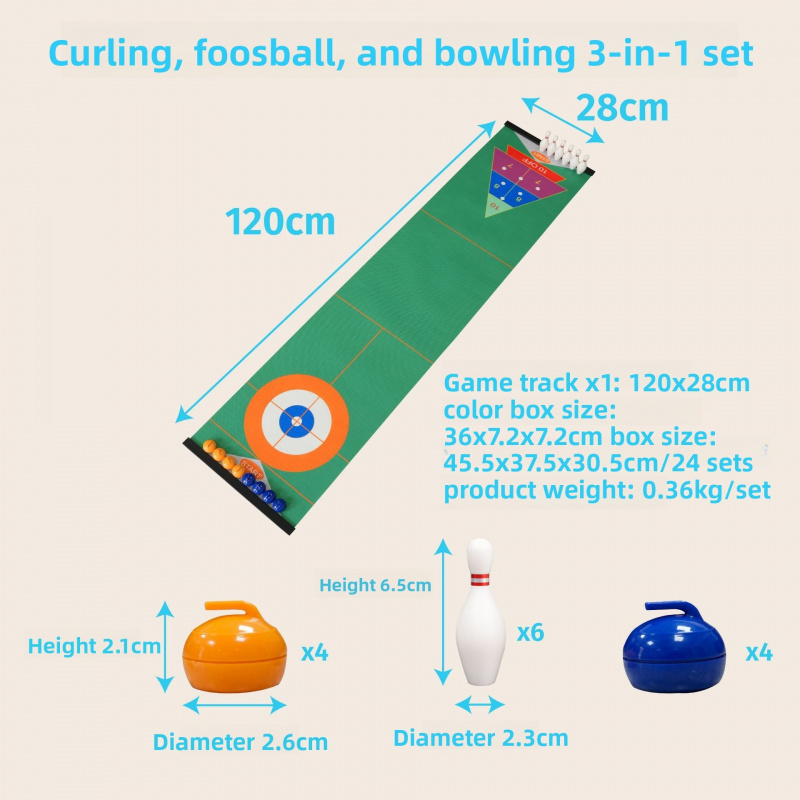 Juego de Mesa Curling, Mini Ho - Party Family Games reseña y precio